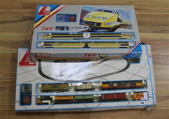 Two French train sets